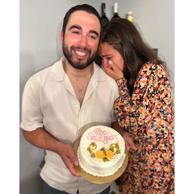 30 minutes after we got engaged, emotions really kicked in