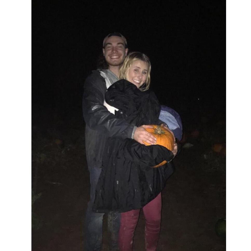 Visit to a muddy pumpkin patch