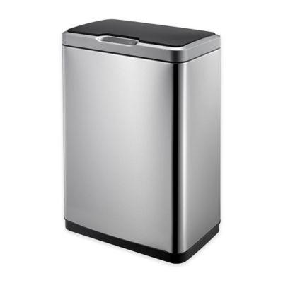 Eko® Mirage Stainless Steel 50-Liter Motion Sensor Trash Can