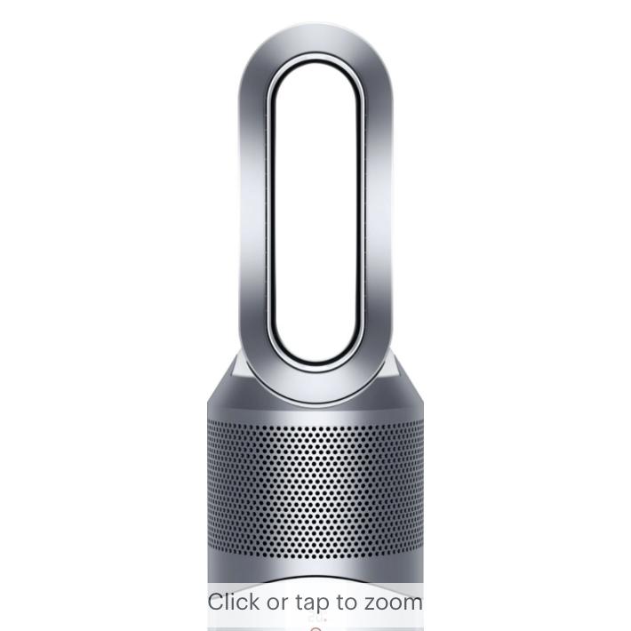 Dyson - HP01 Pure Hot + Cool Air Purifier, Heater and Fan - White/Silver