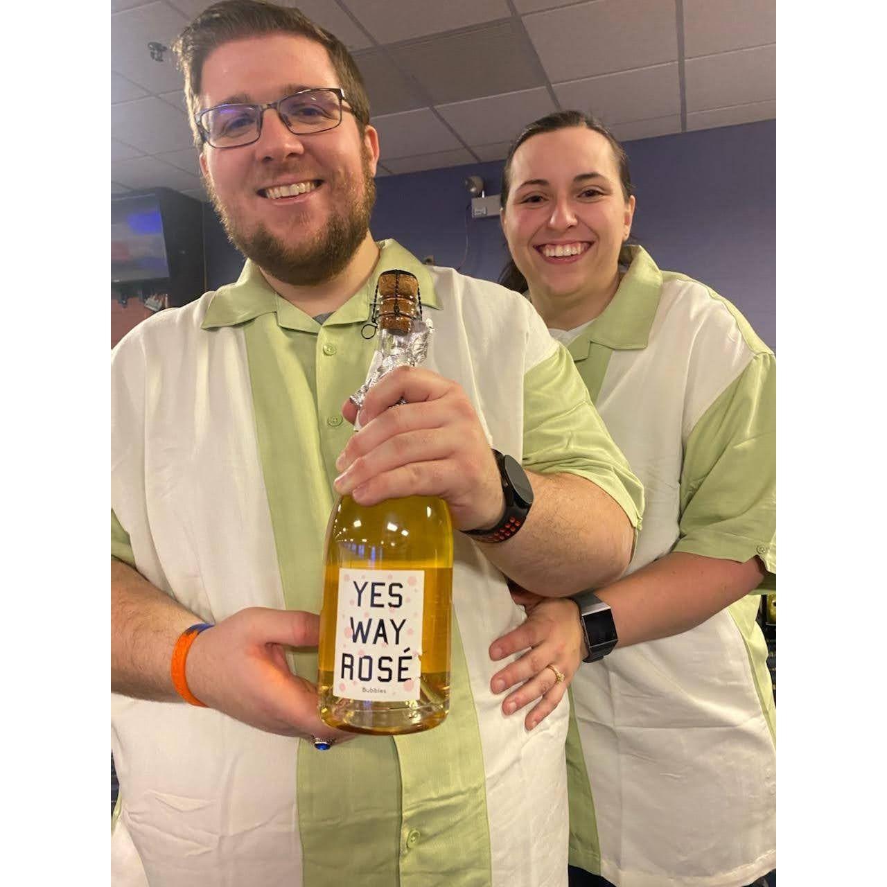 She said "Yes"! So we went bowling