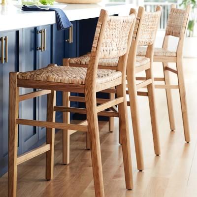 Sullivan Woven Dining Counter Stool