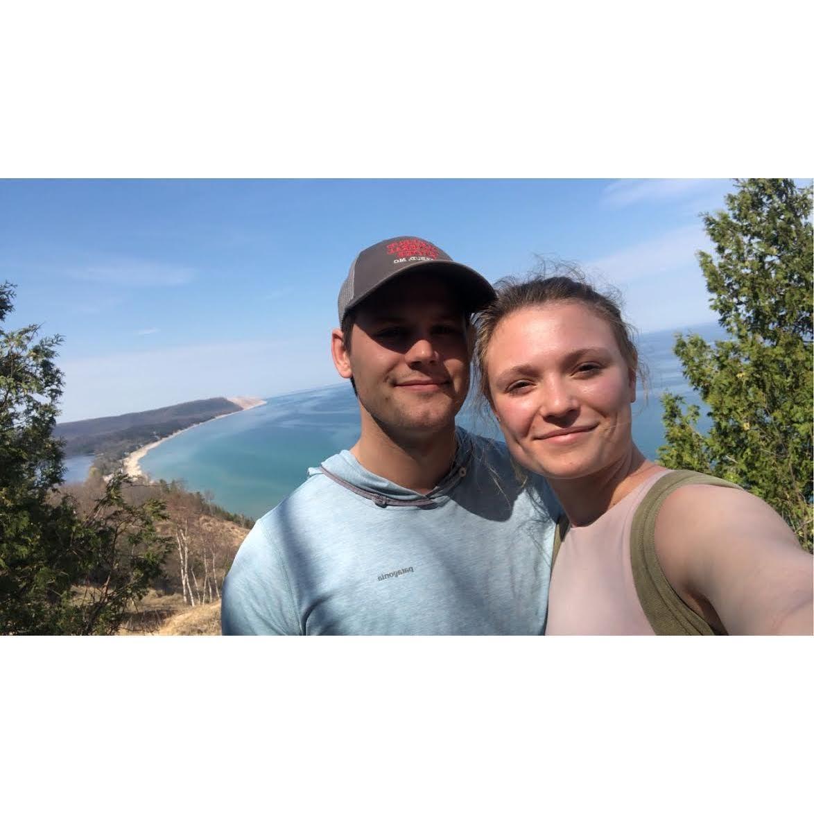 Hiking Sleeping Bear Dunes