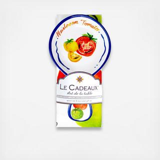 Heirloom Tomato Salad 2-Piece Spoon Rest & Tea Towel Set