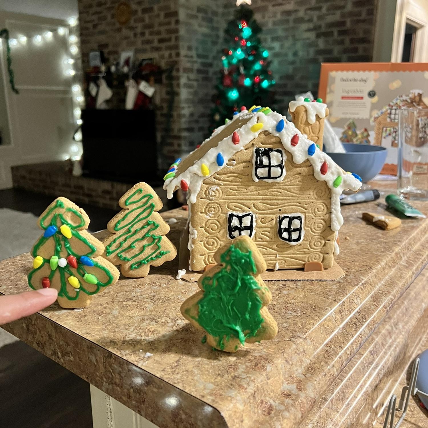 Our first Gingerbread house together!!