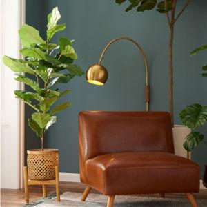 Natural Bamboo Planter with Wood Stand - World Market