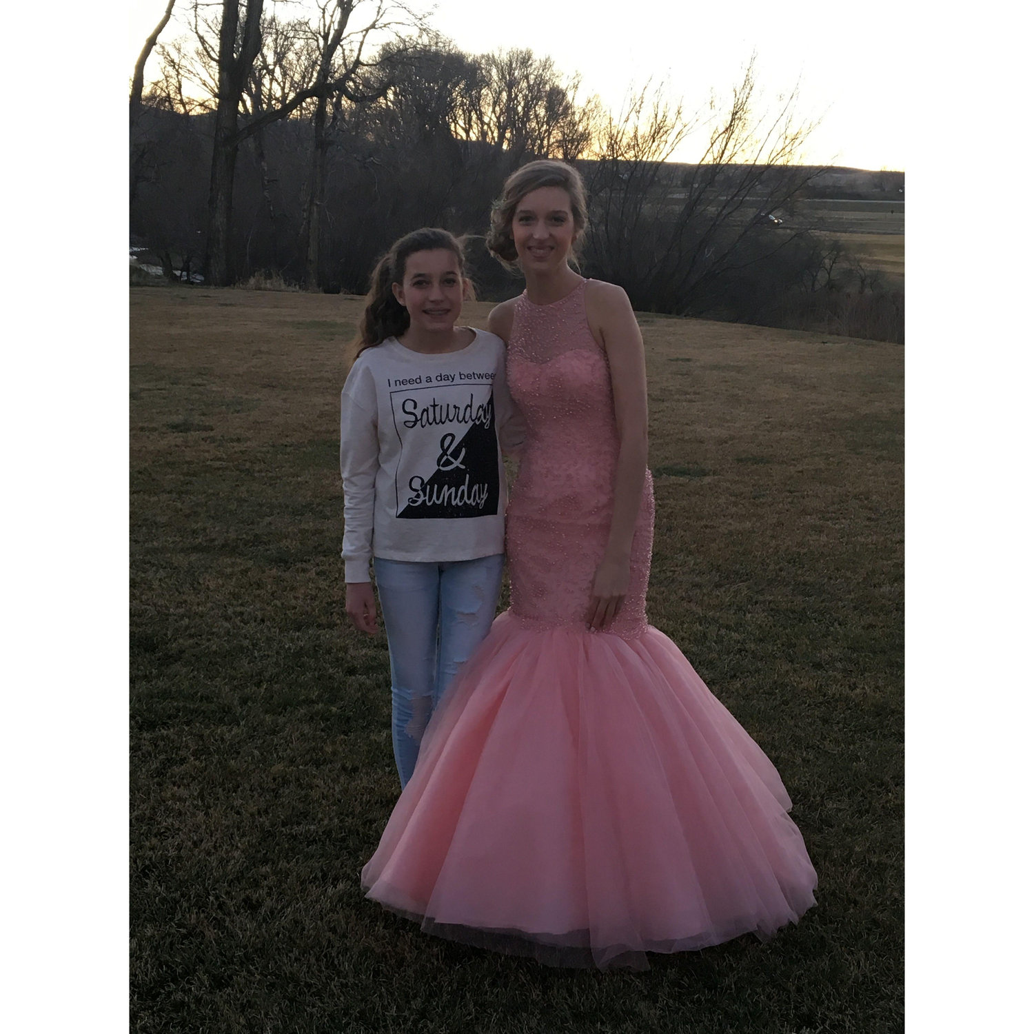 Me and Carly on prom day! 