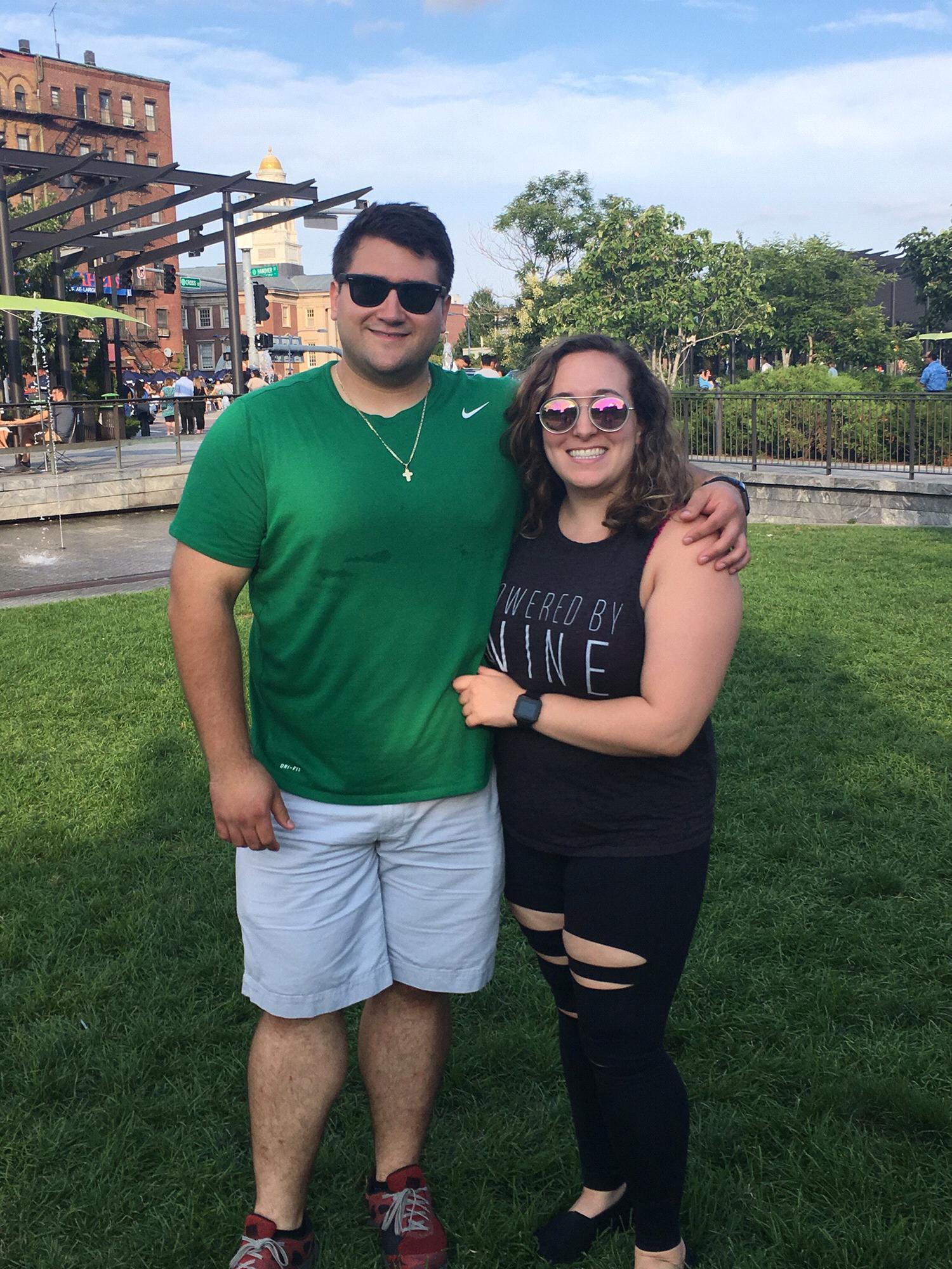 Quick stop in Boston on our way to Rome. August 2017