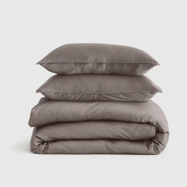 Bamboo Duvet Cover Set - Stone, King/Cal King