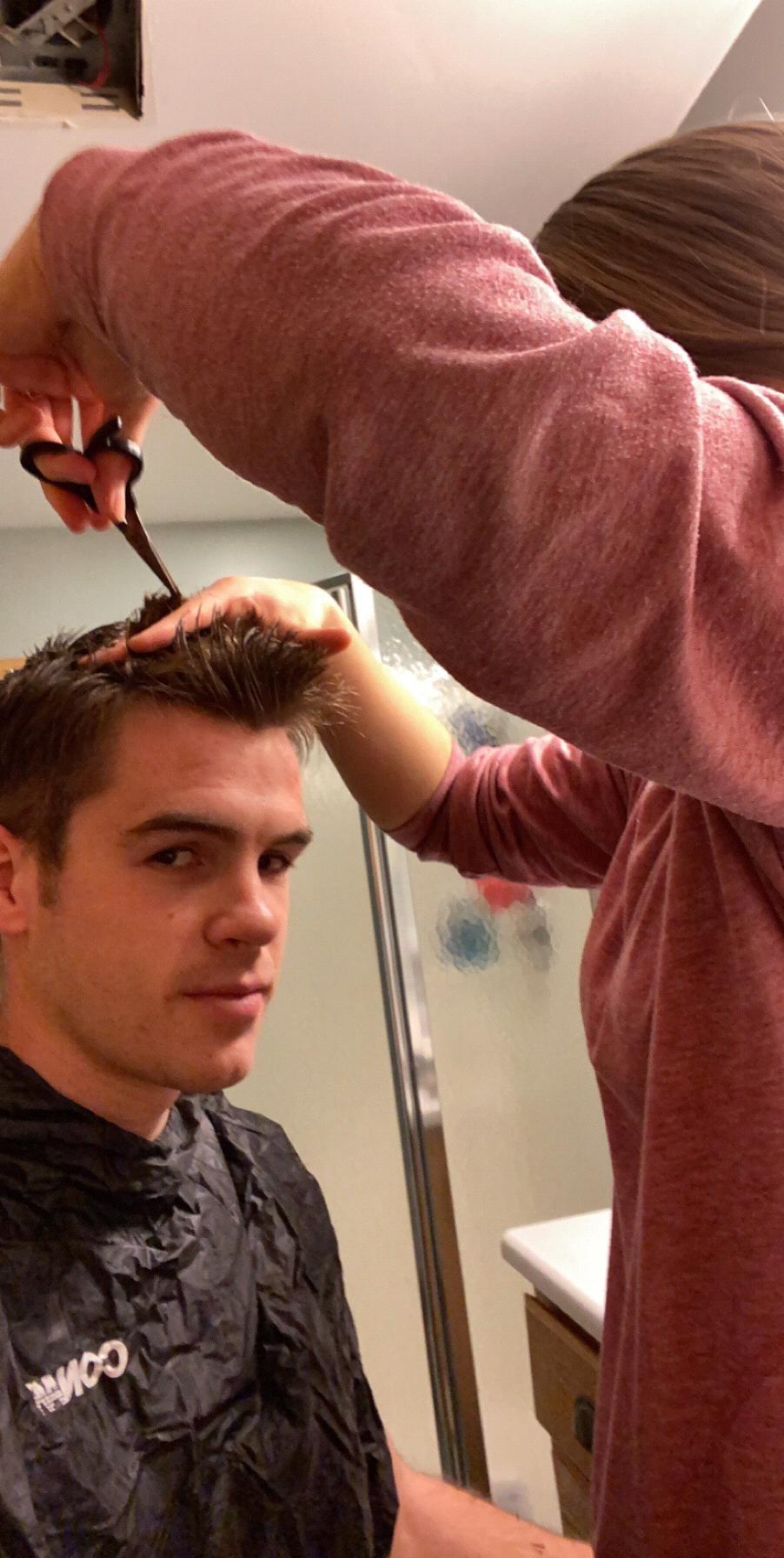 Quarantine “give each other haircuts” stage