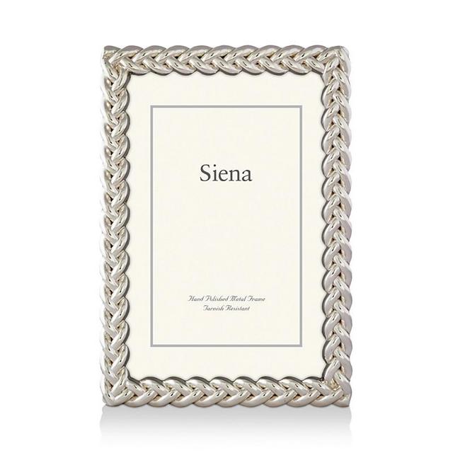 Siena - Silver Braid Frame, 4" x 6"