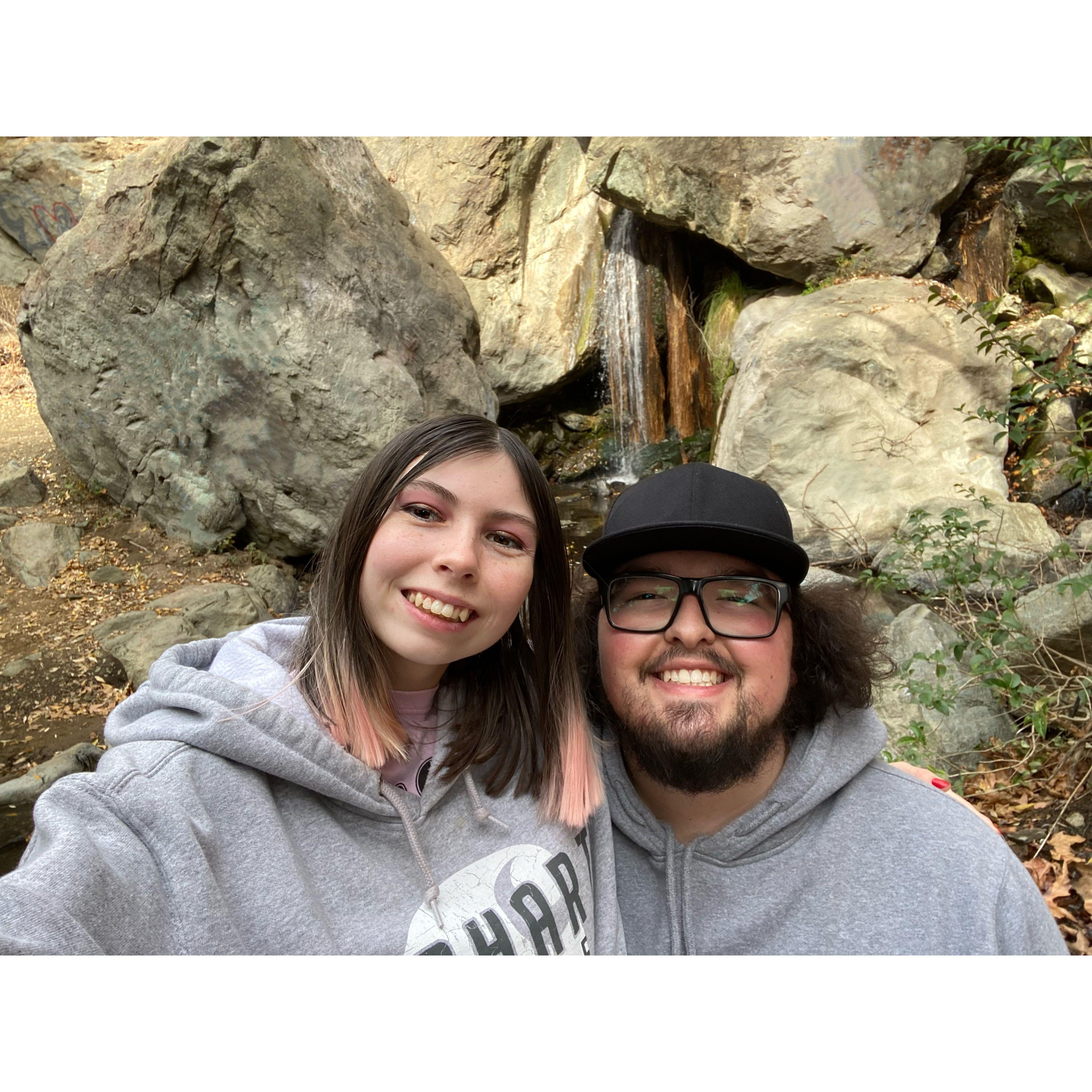 Us At The Waterfall