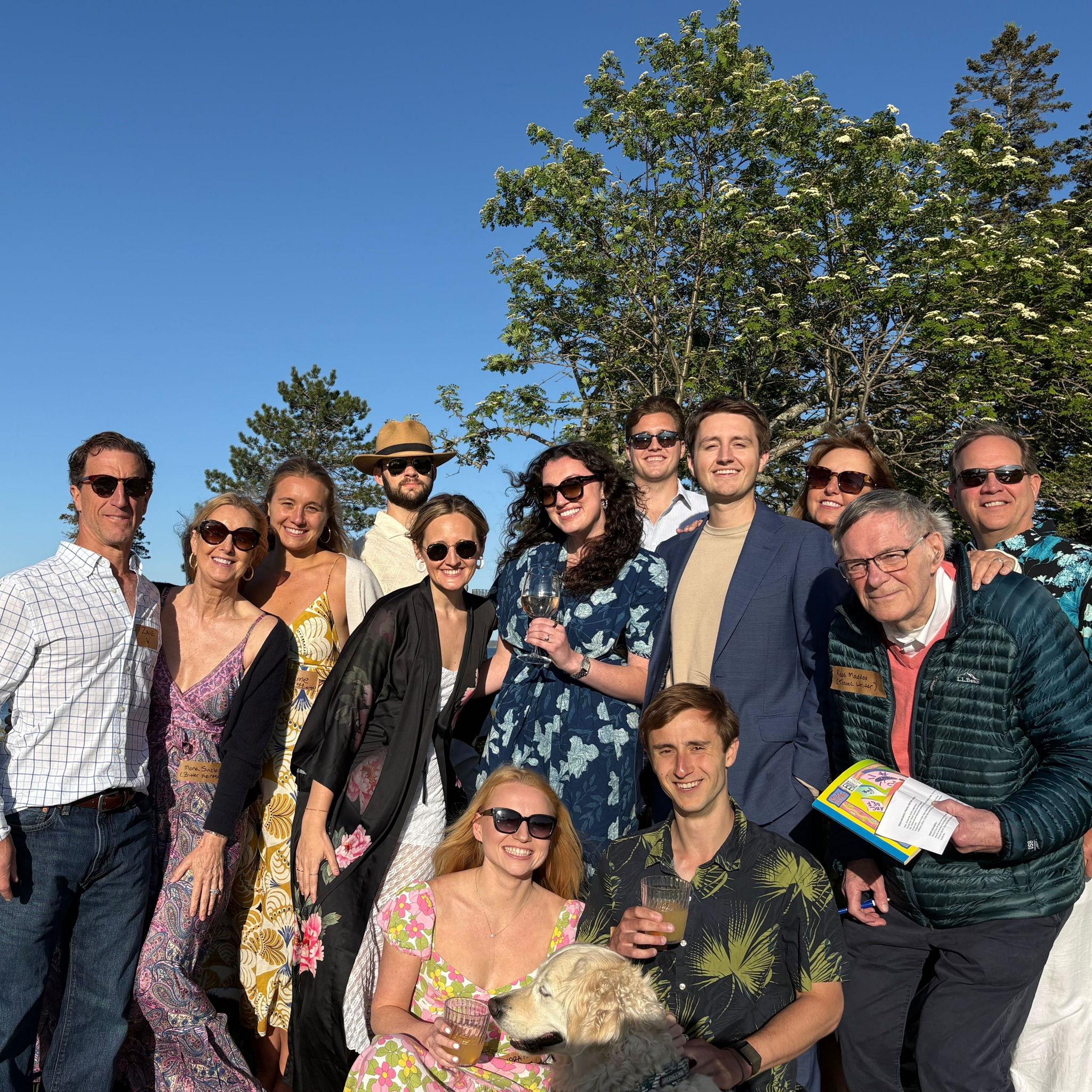 June 1, 2025. White Lotus night in Maine (and the start of many engagement celebrations!)