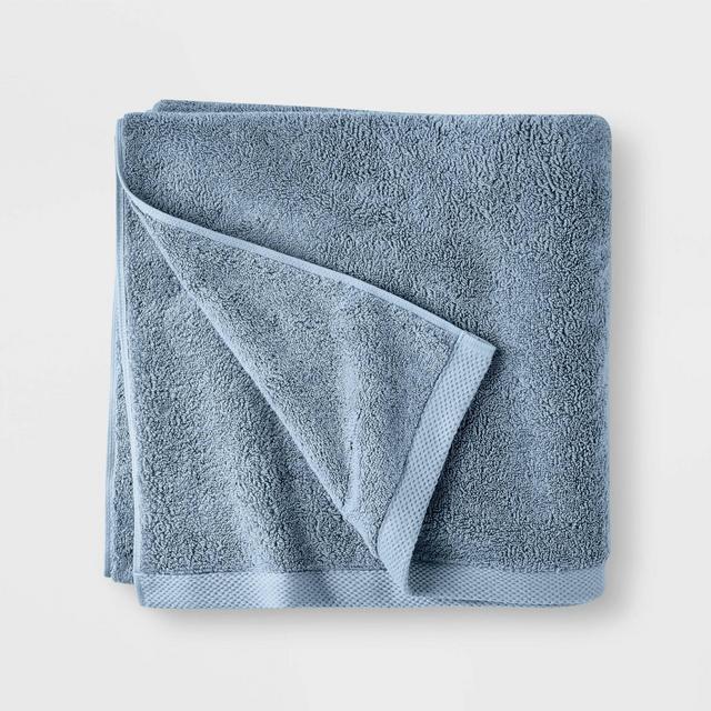 Organic Bath Towel Sky Blue - Casaluna™