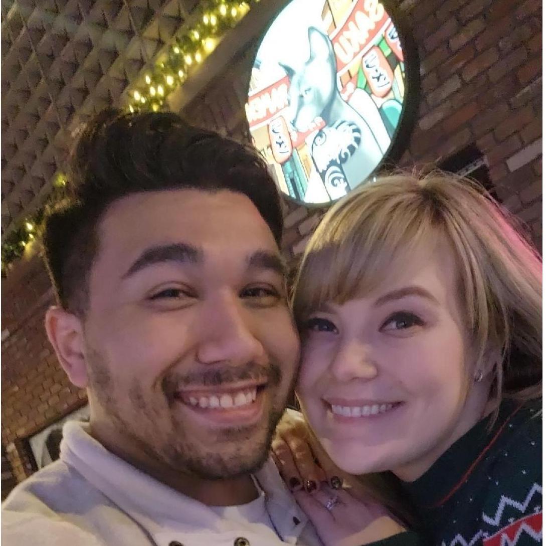 We went to Mission Inn for Christmas and our 6 month anniversary. Saku Ramen (in the background) was where we had our first date!