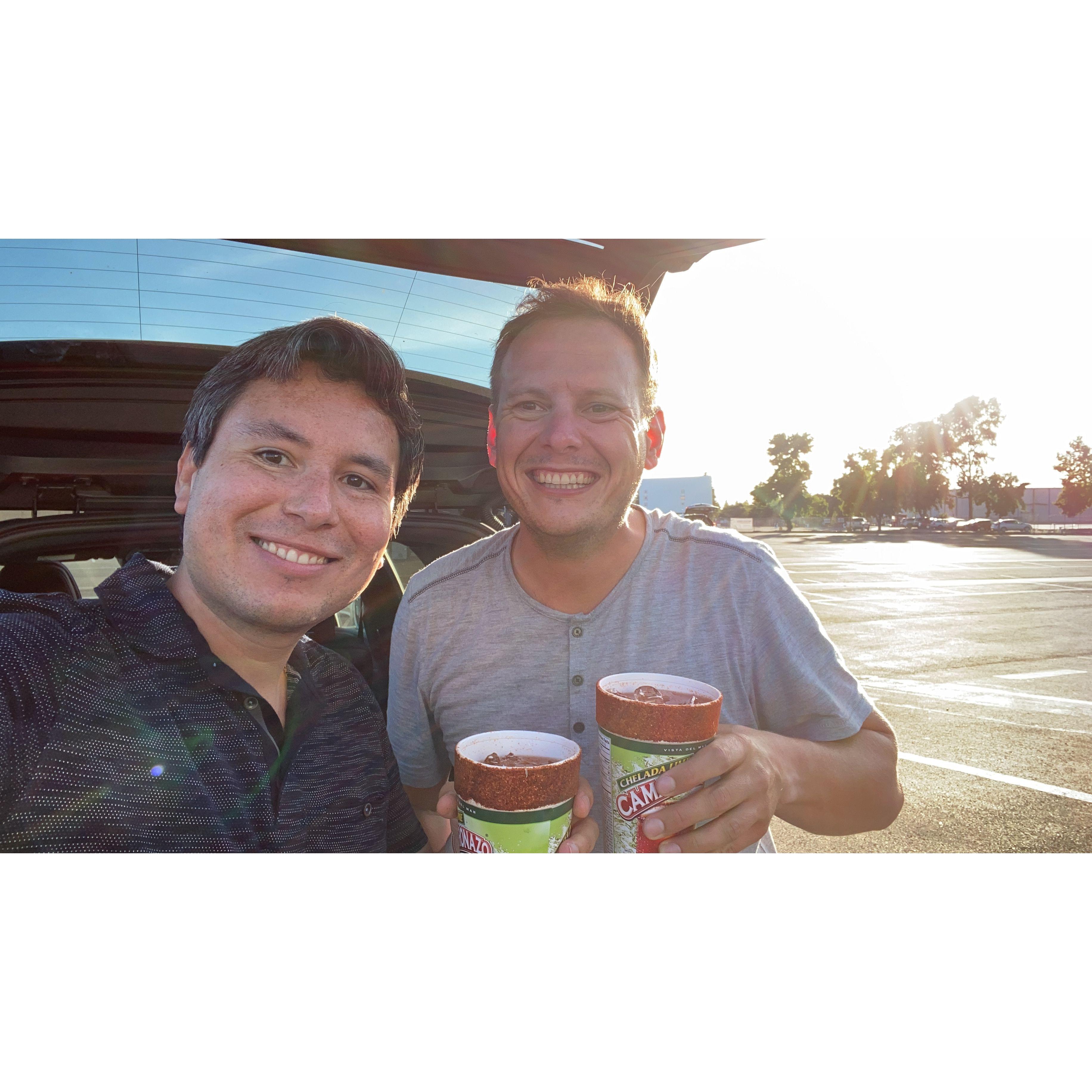 Sacramento, outdoor movie theater