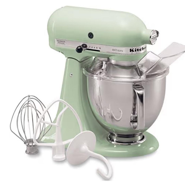 KitchenAid KSM150PSPI Artisan Series 5-Qt. Stand Mixer with Pouring Shield - Matte Pistachio