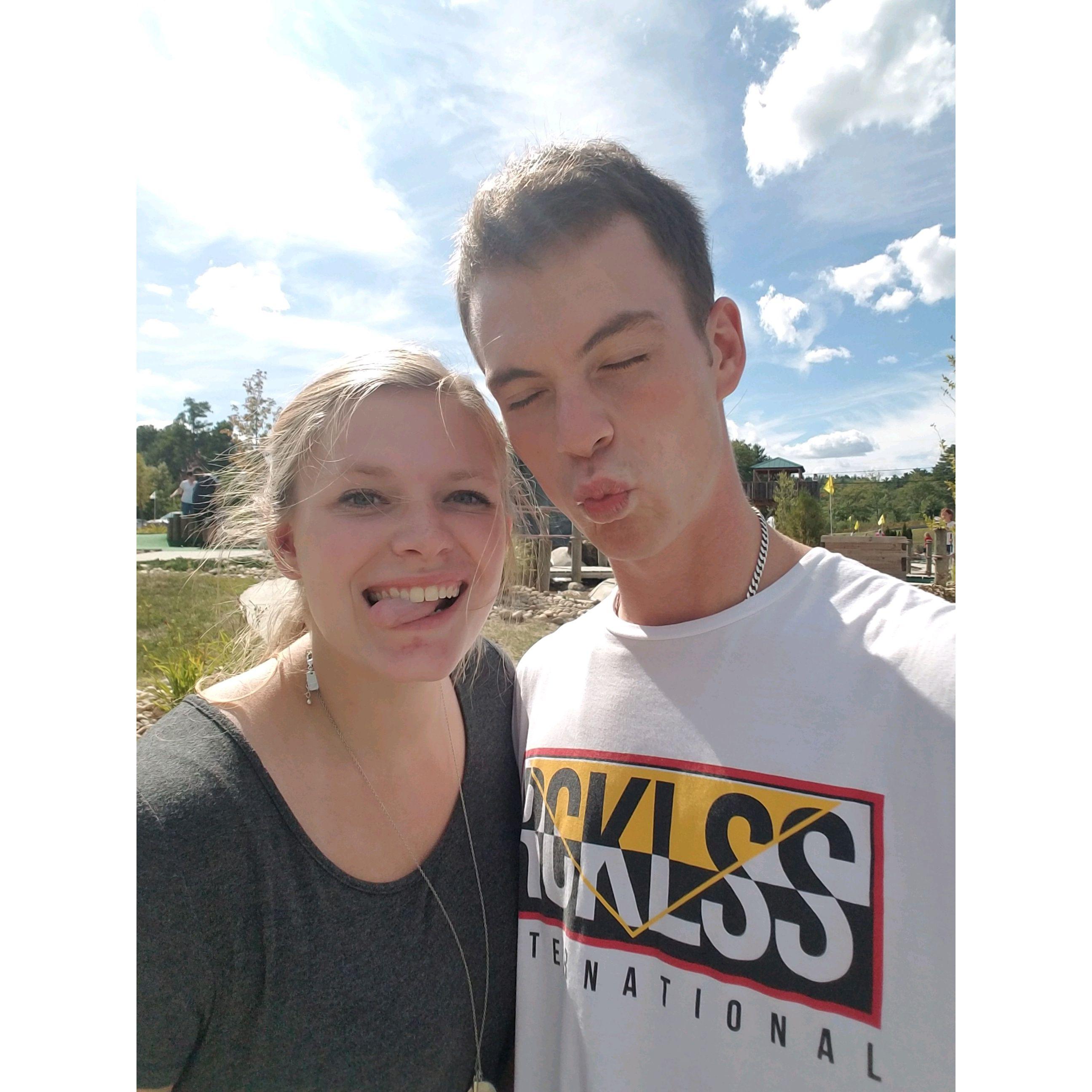 Mini golf (where I lose horribly every time)