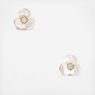 Disco Pansy Studs