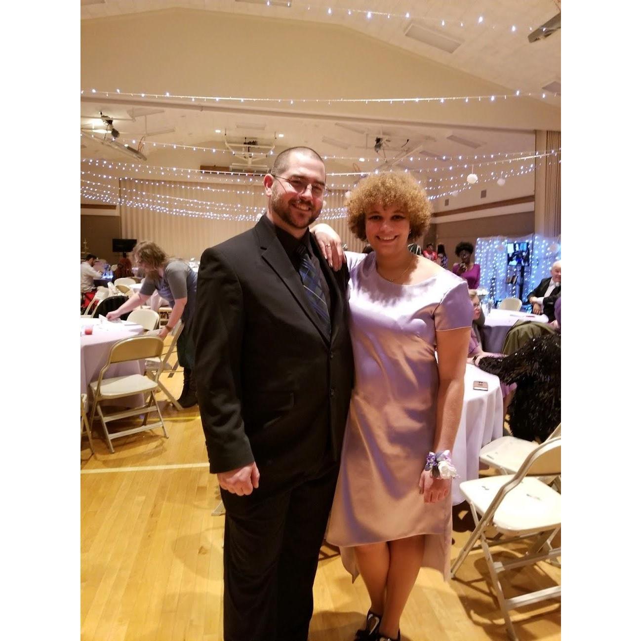 A happy date to a happy wedding! This was one of our first dates to a friend's wedding after meeting each other in person.