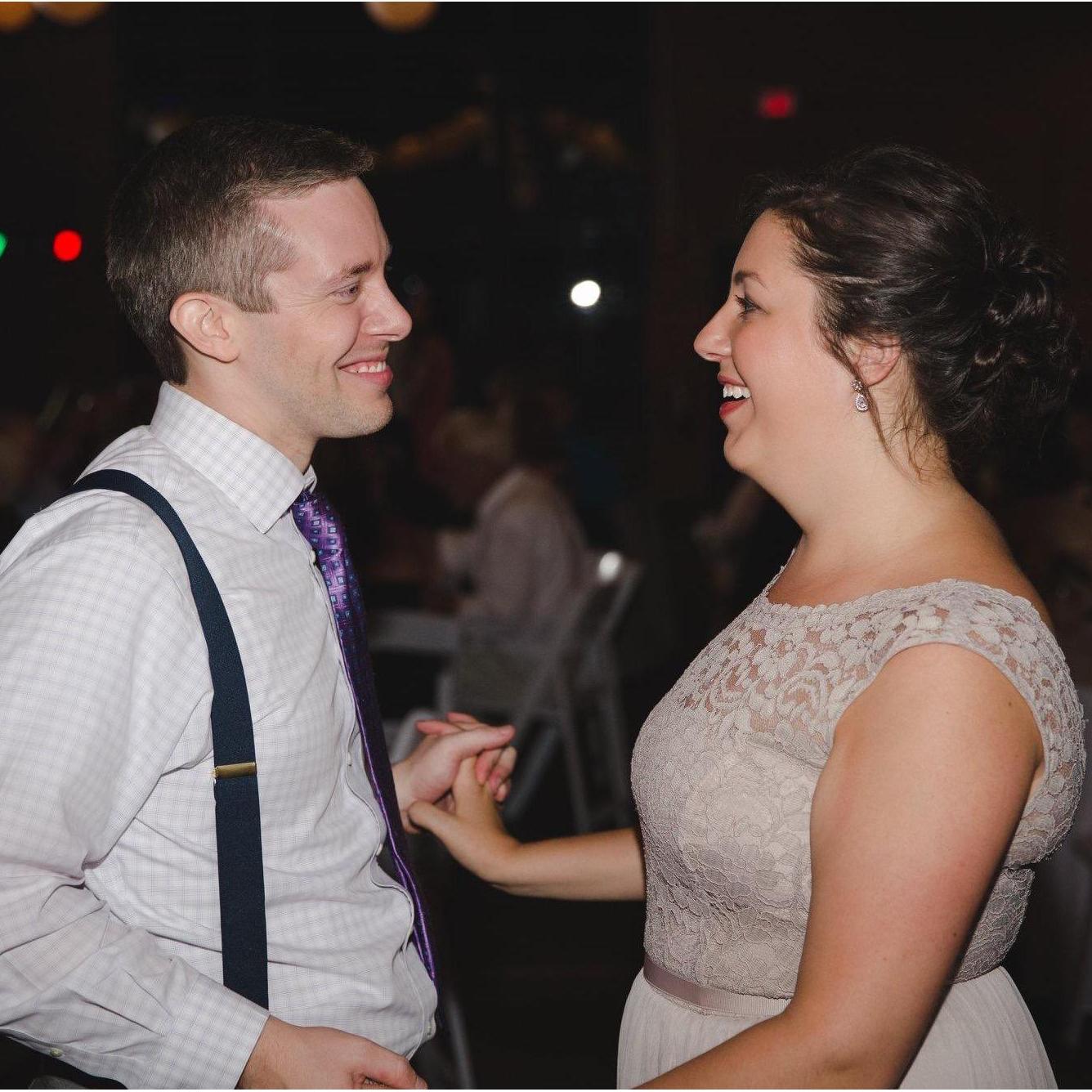 Have been known to cut a rug for wedding season when thoroughly prepared with spirits.