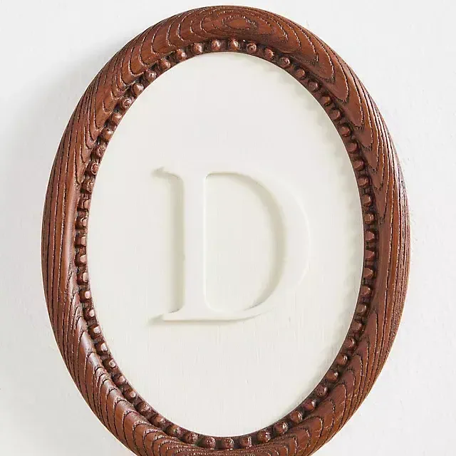 Emery Wood Monogram Gallery Wall Charm