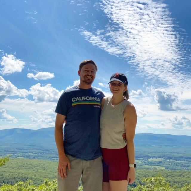 Hiking the Appalachian Trail in the Berkshires.