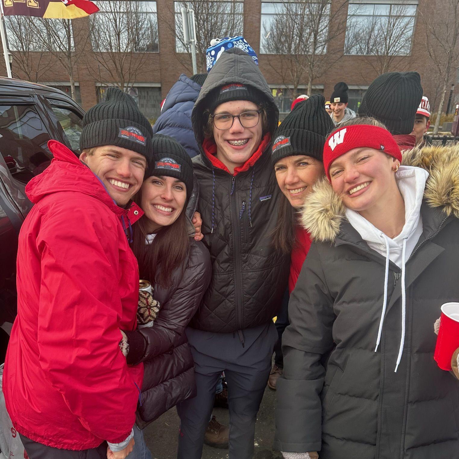 The annual WI vs MN tailgate !