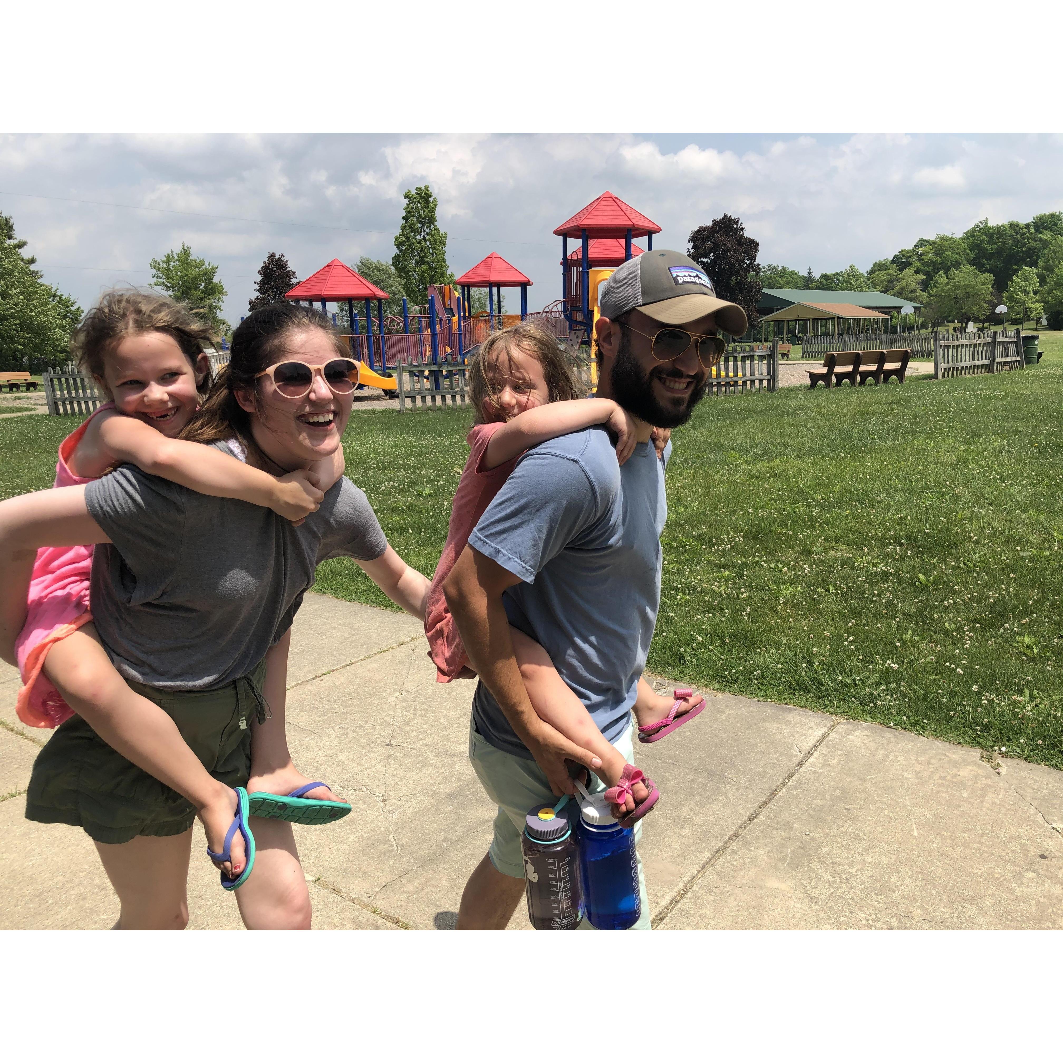 During our weekly summer hangout with the Eriksen girls