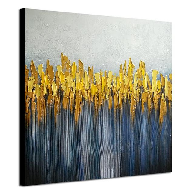 Wieco Art Pure Hand-Painted Paintings on Canvas Abstract Canvas Wall Art for Living Room Bedroom Wall Decor Modern Contemporary Landscape Artwork for Home Decorations