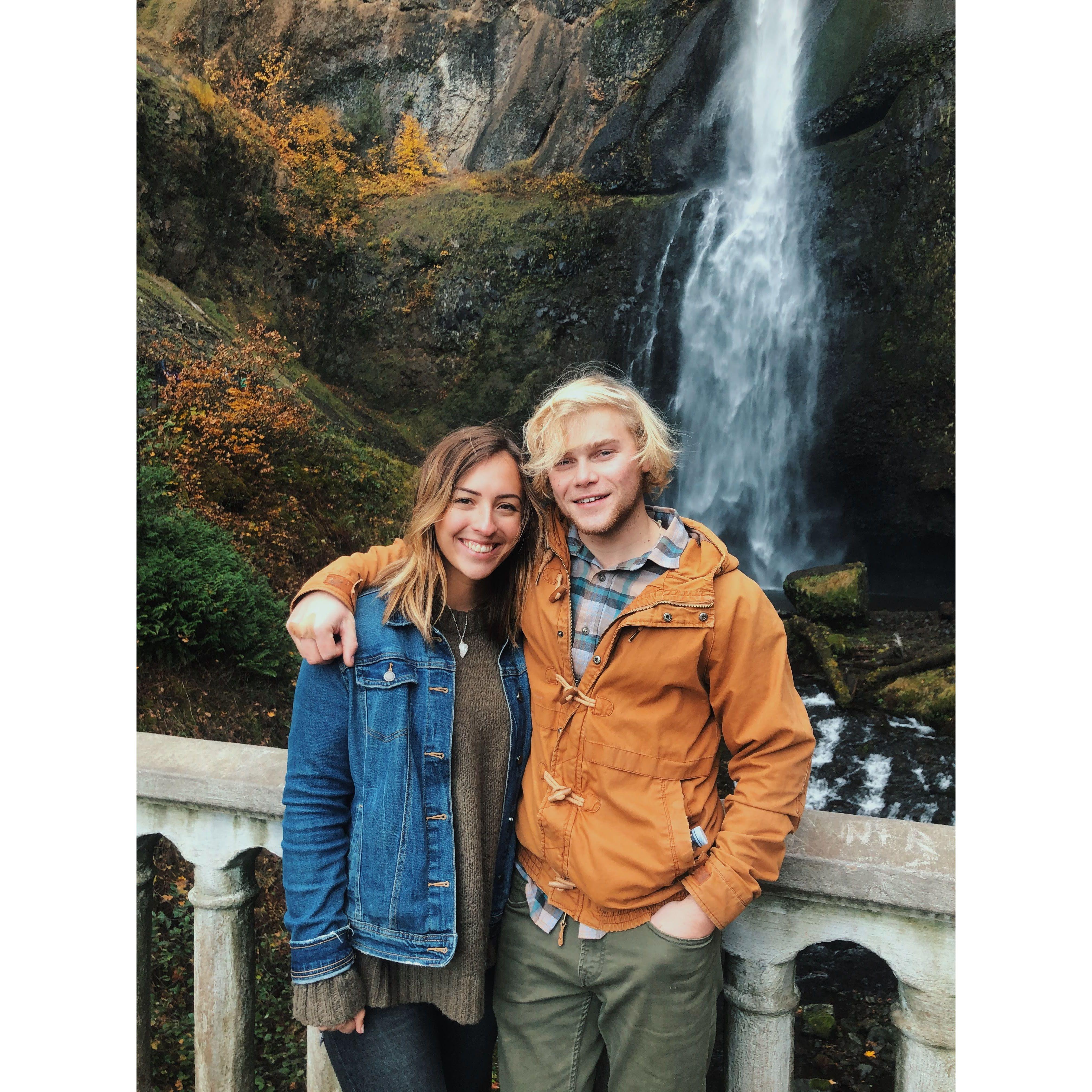 November 2019 - Our first trip to Portland together to look for apartments!