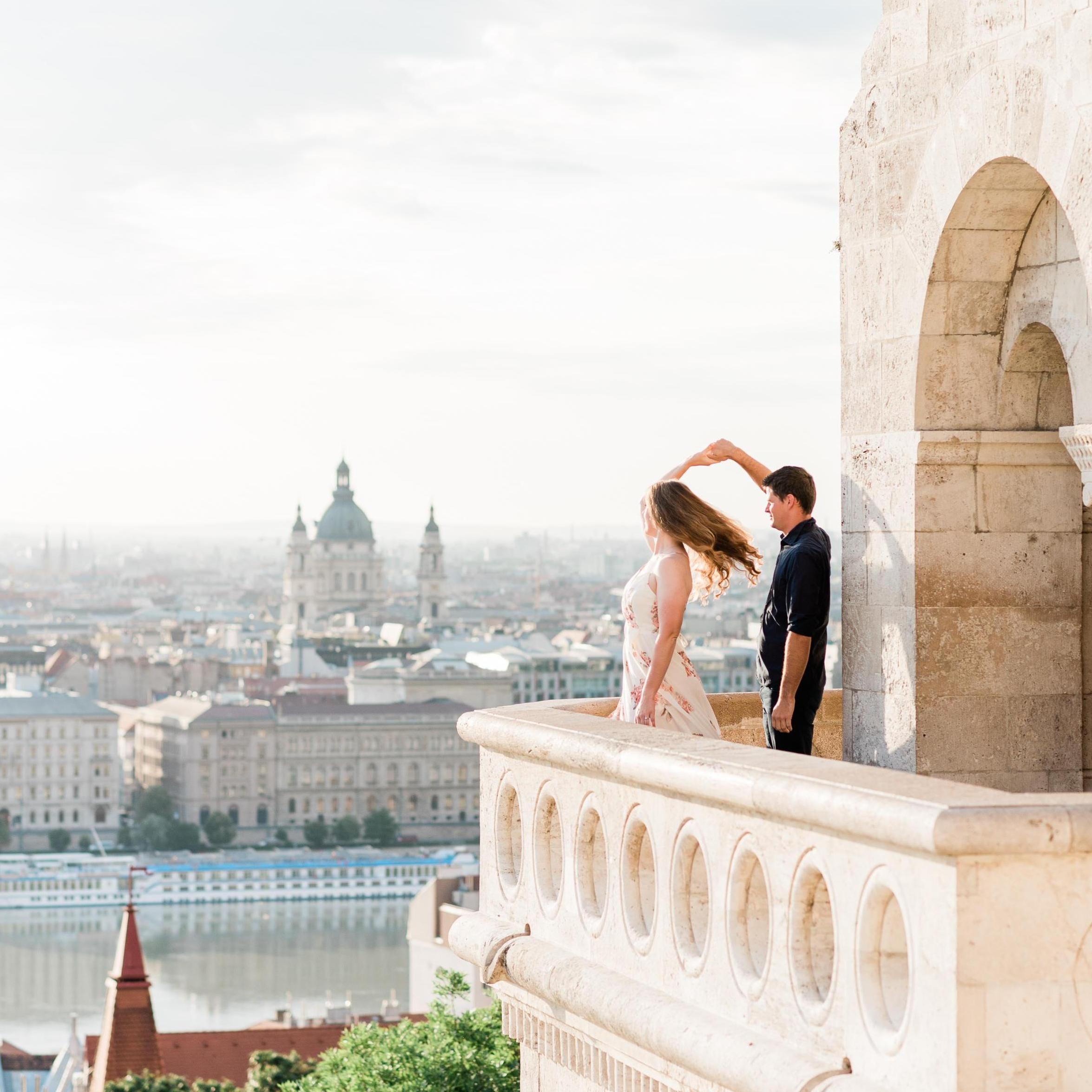 The Fisherman's Bastion in Budapest, Hungary