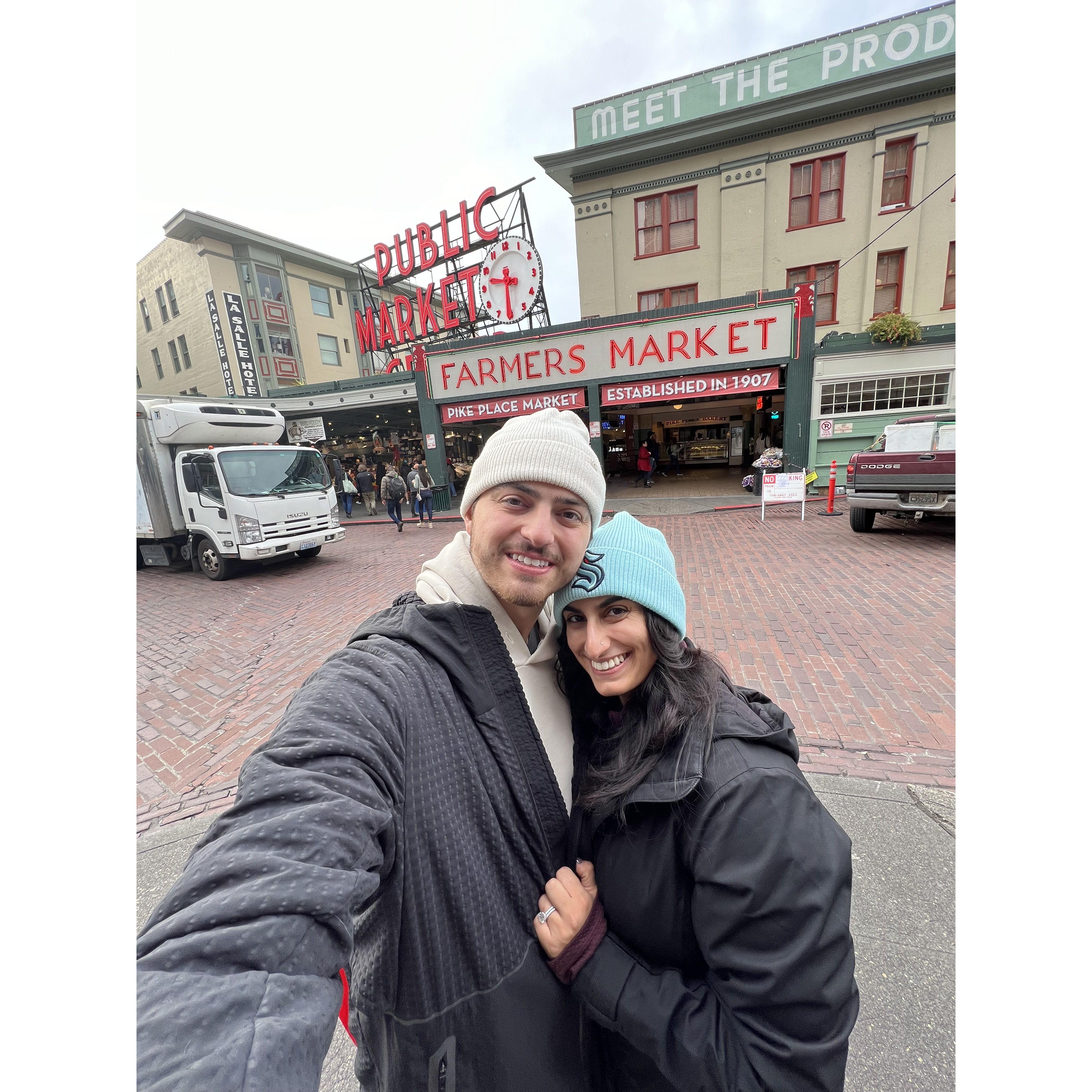 Seattle as a married couple!