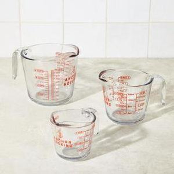 Pyrex Essentials (3-Pack) Glass Measuring Cups