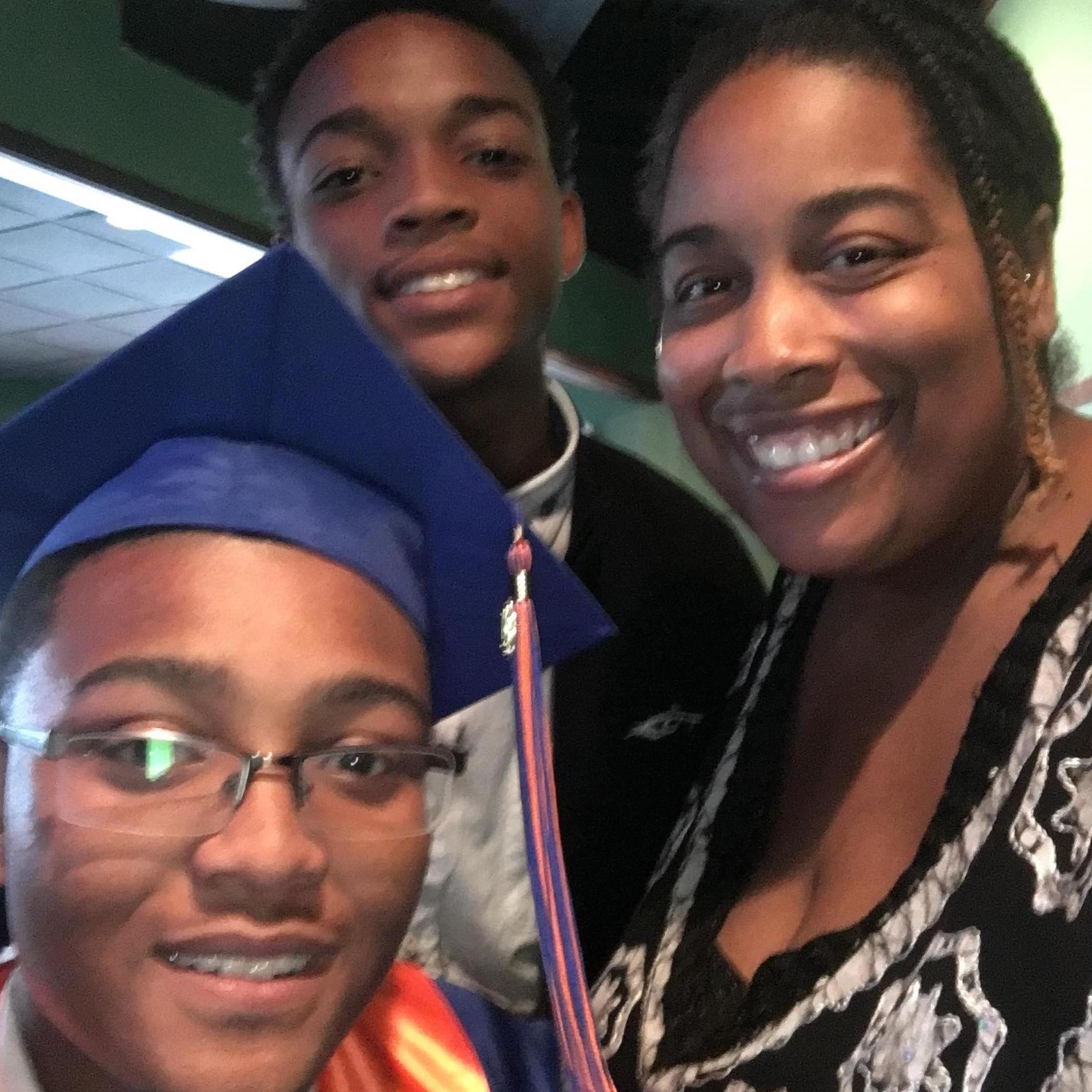 Brittany & brothers Joshua and Q