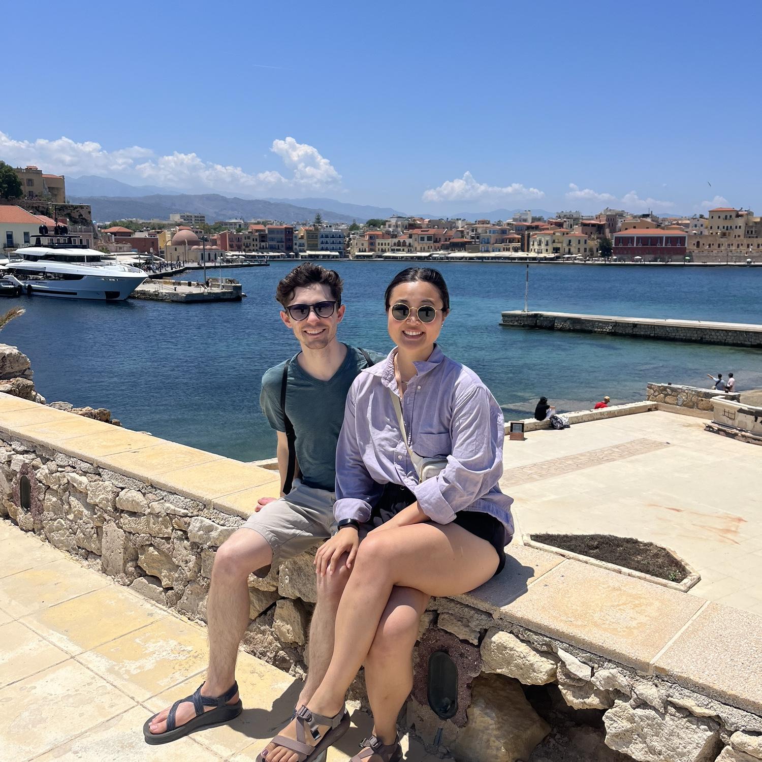 John tagged along for Kristen's conference in Chania, Crete, Greece