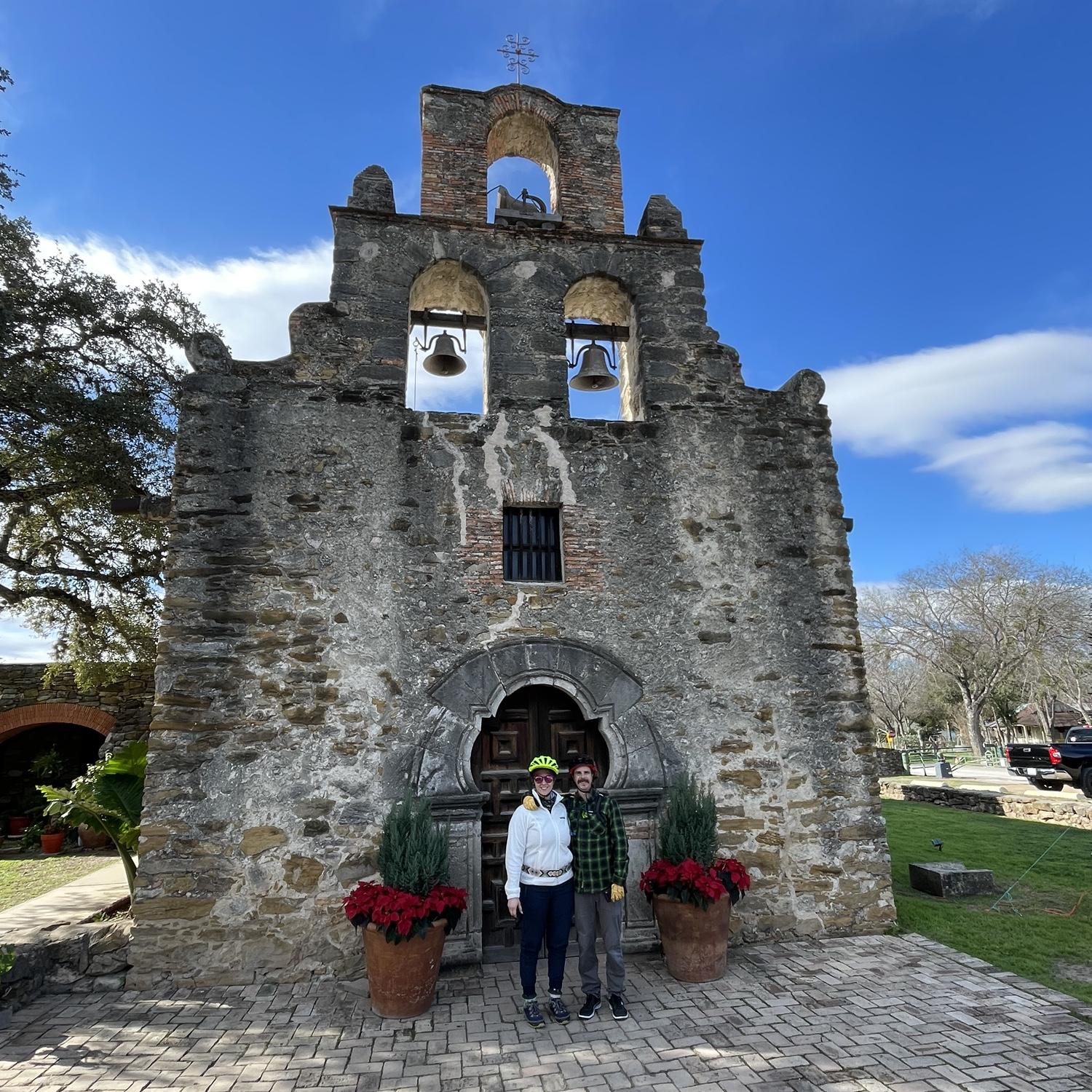 Biked to the missions in San Antonio ⛪️