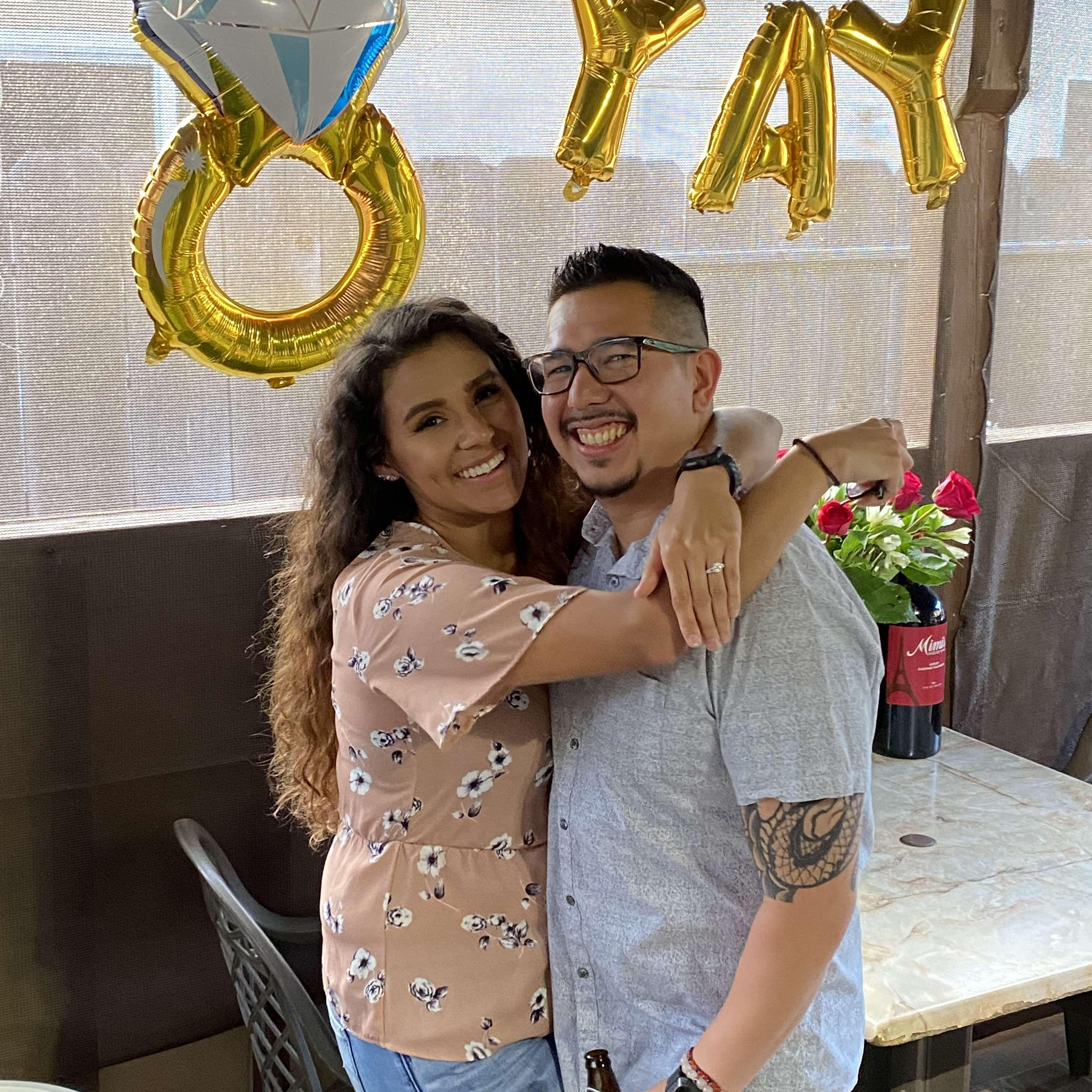 The day Tiana said YES !!!!!!