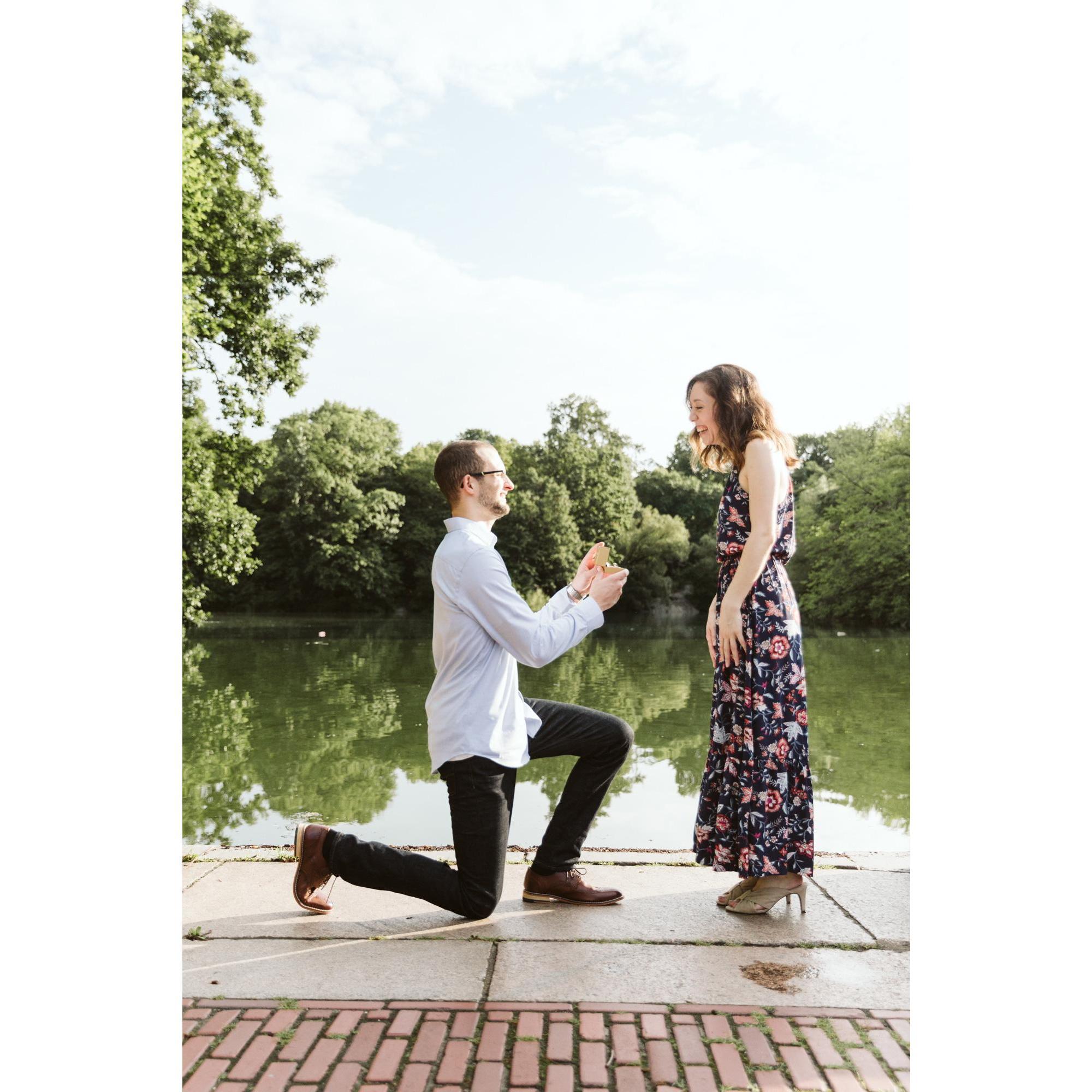 she said yes, again!