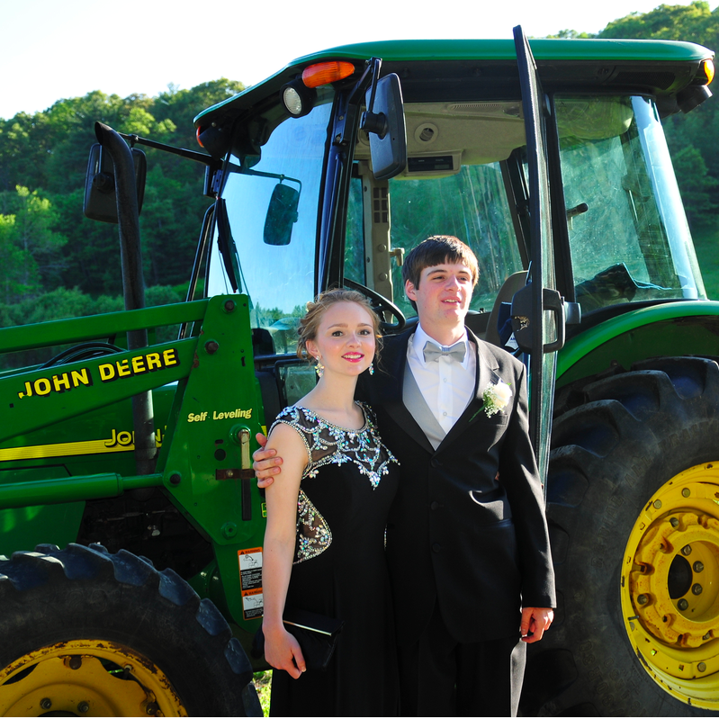PROM?! IN A TRACTOR?! Not that crazy of an idea!
