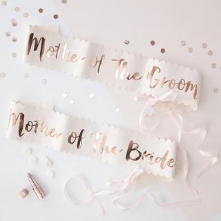 2-Piece Mother Of The Bride & Groom Sash