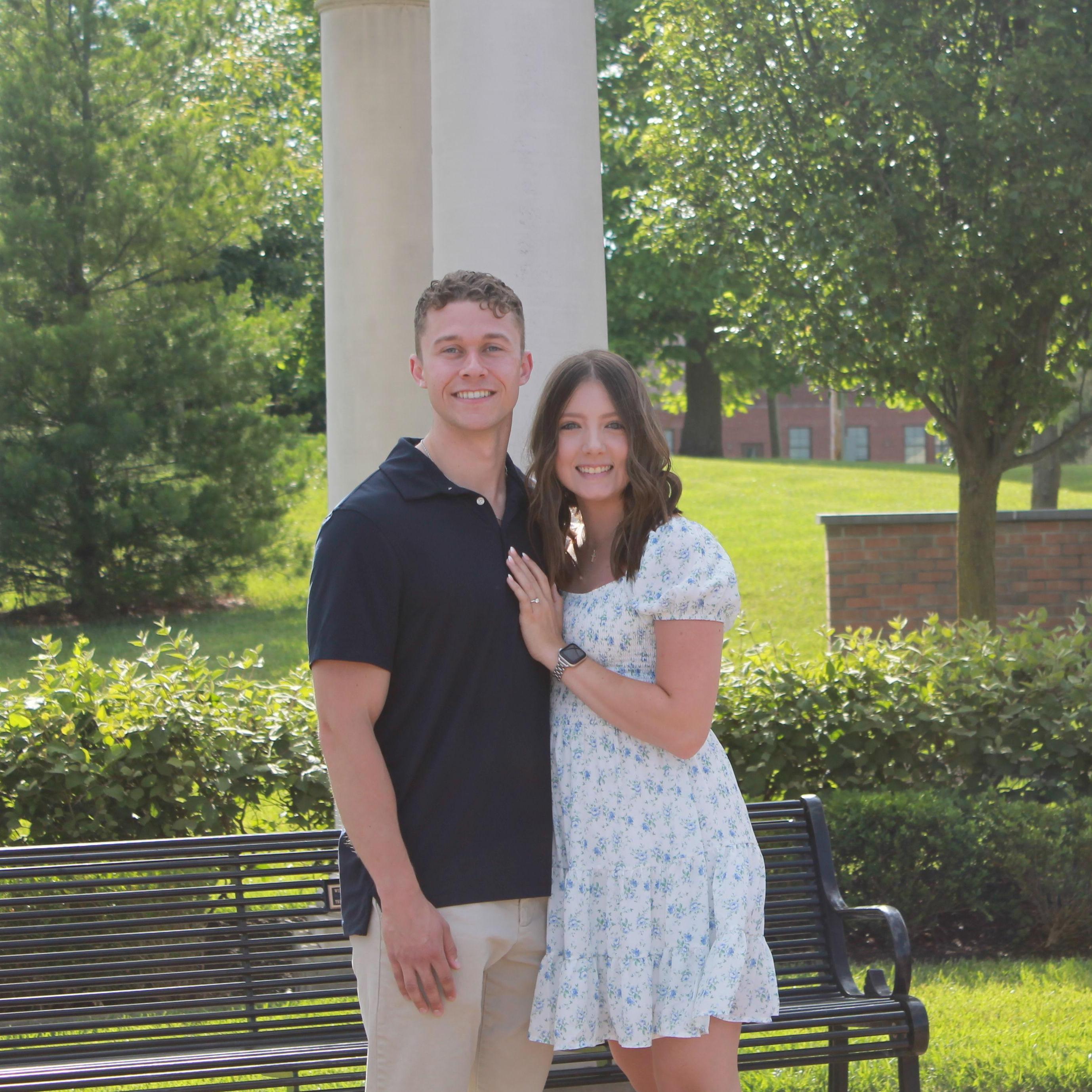 A photo from our engagement day 🤍