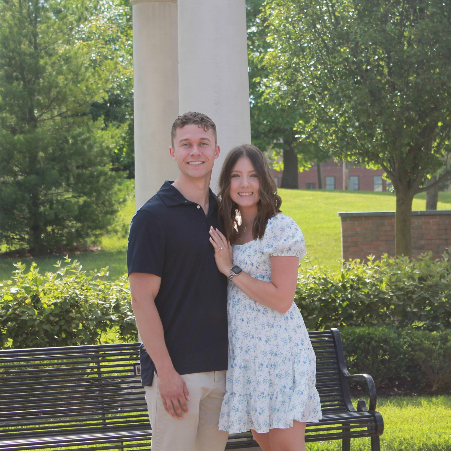 A photo from our engagement day 🤍