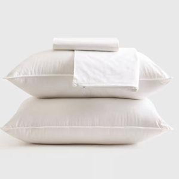 Premium Down Alternative Pillow Essentials Bundle in White - SOFT/MEDIUM - Standard Size