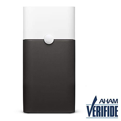 Blue Pure 121 Air Purifier with Particle and Carbon Filter for Allergen and Odor Reduction, Two Washable Pre-Filters, Large Rooms, by Blueair