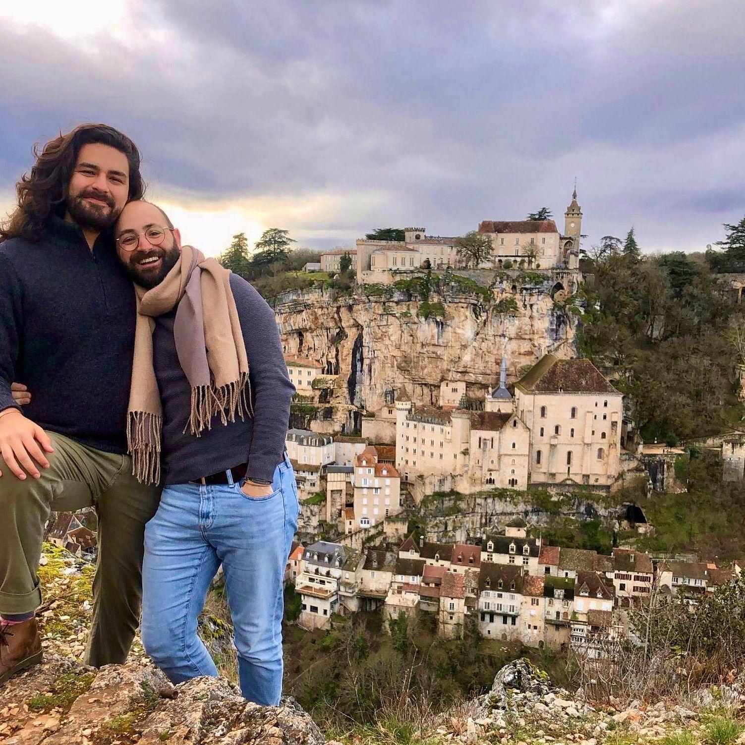 24 de febrero de 2024. Rocamadour, Francia. Celebrando los 30 años de Miguel en uno de los pueblos más románticos y preciosos de toda Francia.