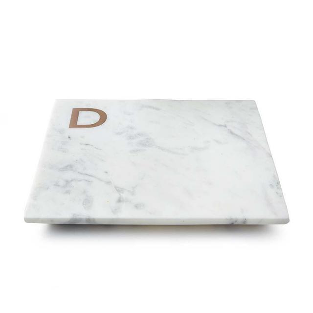 White Marble Monogram Boards, D