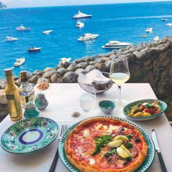 Pizza Lunch with View