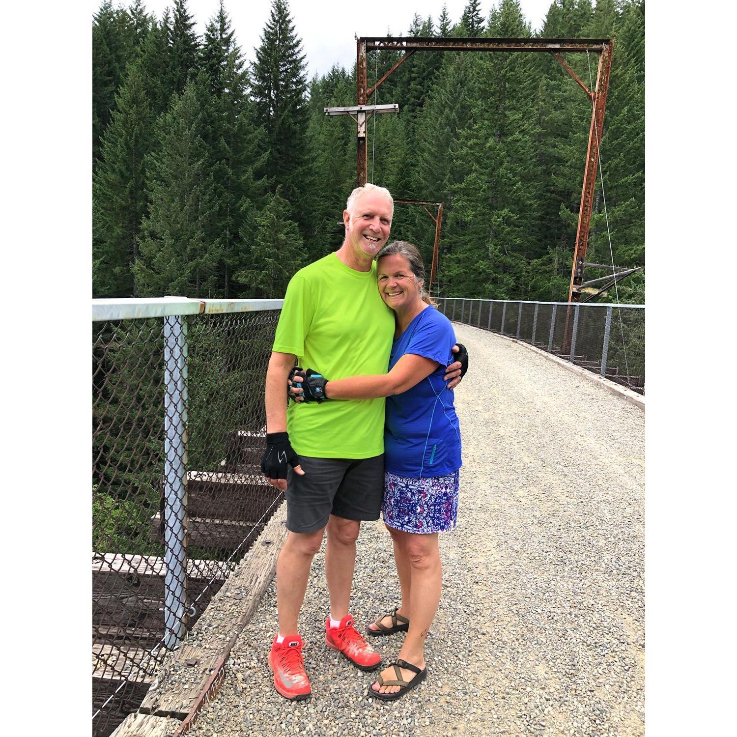 bicycling the Cascades to Palouse trail