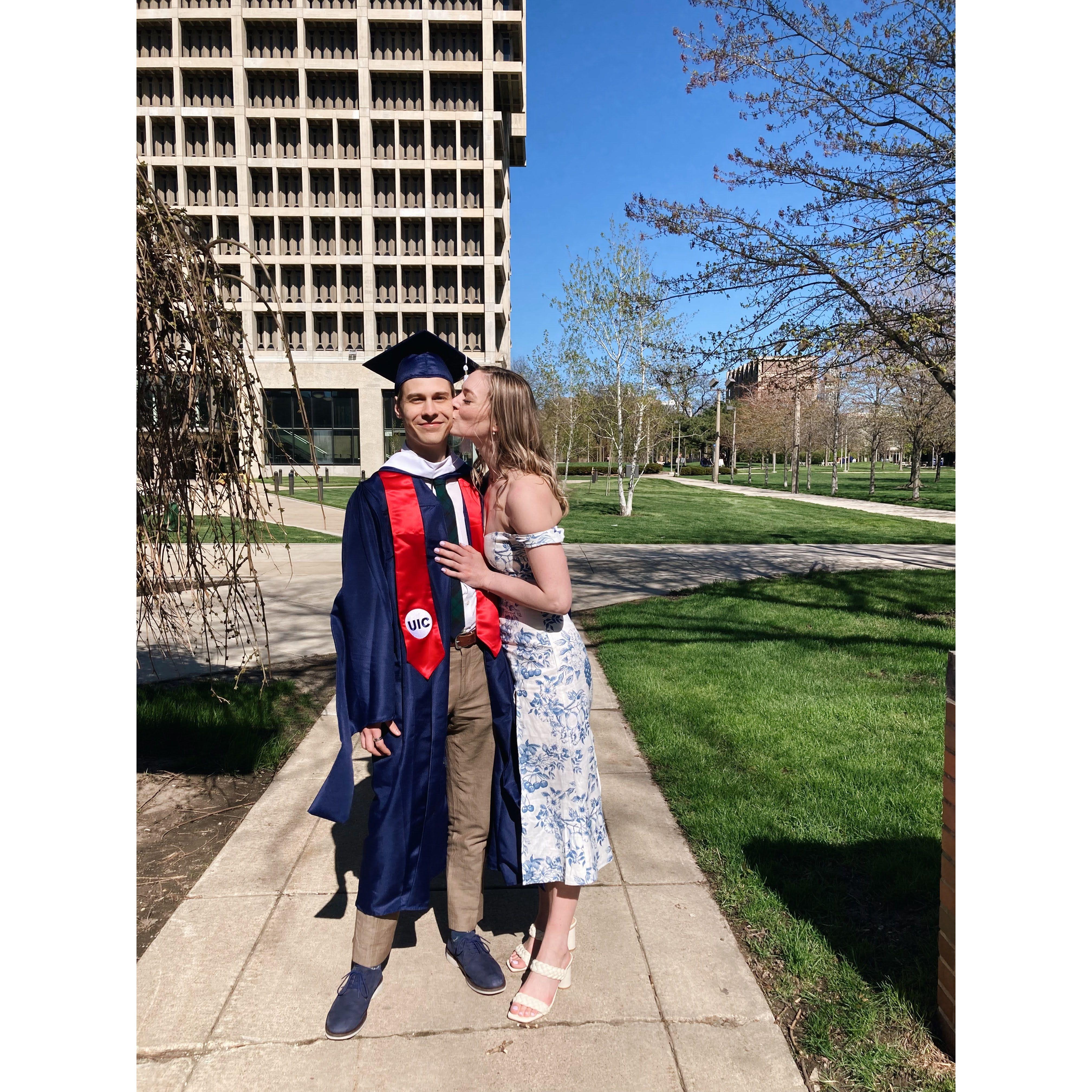 James' Master's Graduation, 2022